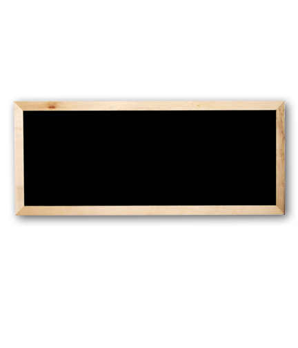 Wood Framed Chalkboard 33"L x 2"W x 13"H